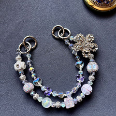 The best-selling original DIY mobile phone chain and bag chain in the live-streaming room of Heavy Industry Diamond Rich Lady Chain